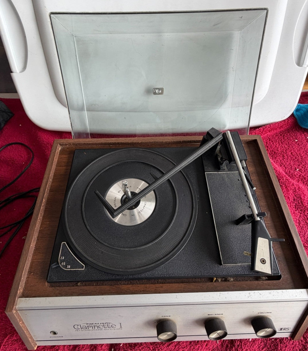 Vintage Realistic Clarinette I FET Stereo Radio Shack 13-1197 All-in-One System