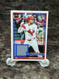 2026 Topps 1991 Topps Relic Christian Moore ROOKIE Jersey Angels #91R-CM